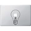 Light Bulb Macbook Decal Mac Apple skin sticker