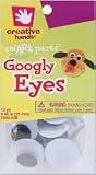 Fibre Craft Glue On Wiggle Eyes 25mm 12/Pkg Black 7049, 6 Item(s)/Order