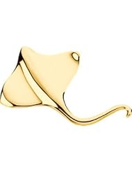 Sterling Silver Stingray Brooch Pendant