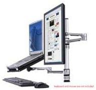 Visidec Focus Notebook and Monitor Arm Combo Mount