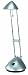 Lite Source LS-2606SILV Extender Halogen Desk Lamp, Silver