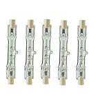 5 x 100W 78mm Tungsten Linear R7s Halogen floodlight J78 security light bulb Long Life brand