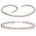 Jewelry : 14k Rose Gold, Freshwater Pink Pearl Bracelet and Necklace Set