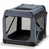 愛犬用 軽量 ソフトケージ XXL グレー （大型犬用）