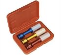 Alloy Wheel Deep Impact Socket Set 3pc 1/2"Sq Drive SX031D