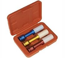 Alloy Wheel Deep Impact Socket Set 3pc 1/2"Sq Drive SX031D