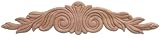 Hafele Acanthus Onlay (194.78.109) 7/32 x 14/1/4 x 3-1/8, White Hardwood