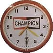 Champion Spark Plug Neon 20" Wall Clock Made In USA New