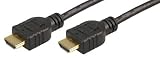 BIGtec High Speed 5m HDMI Kabel FULL HD 1080p 5 m 5,00m St/St vergoldet / schwarz HDMI 1.3 1.3b 1.4