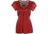 Misses Bay Studio Career Charmeuse Trim Knit Top
