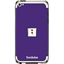 Semikolon Removable iPod Touch 4G Skin, (Plum)
