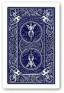 Jumbo Bicycle Card (Double Back, BLUE/BLUE)