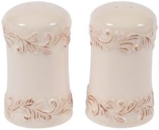 Ivory Rose 2-Pc. Antique Collection Salt And Pepper Shaker Set By L. Tremain-2 Pack