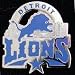 Detroit Lions Pin - NFL Football Fan Shop Sports Team Merchandise