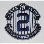 Derek Jeter Retirement Jeter Iron Embroidery Patch Size: 3.9" X 3.5"