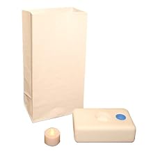 Traditional Complete LED Luminaria Kit 12-pk. - White