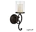 Candle Impressions Flameless Candle Wall Sconces w/ Timer and Duracell Batteries Included - Set of 2