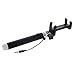 Selfie Stick, HAWEEL® Mini Multifunction Wired Extendable Handheld Selfie Stick Monopod for iOS & Android Phone / GoPro Camera, Max,Black