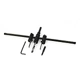 uxcell　サークルカッター　調節可能　六角レンチ　ボーリング直径30mm-300mm　シャンク10mm