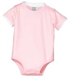Precious Cargo Infant 1-Piece with Shoulder Snaps (CAR09), Light Pink