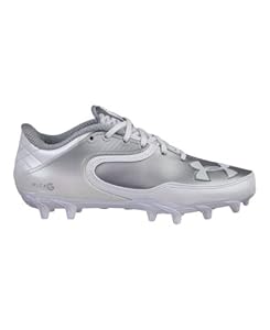 Under Armour Men's UA Nitro Icon Low MC Football Cleats 12.5 White