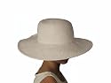 White Wide Brim Large Brim Beach Sun Floppy Hat