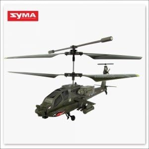 OnceAll Syma S109G 3.5 channel Gyro RTF Apache RC Helicopter Army Green by OnceAll