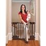 Summer Infant Sure and Secure Deluxe Top Of Stairs Wood Walk Thru Gate