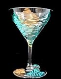 Holiday Forest Design - Hand Painted - Grande Martini - 10 oz.