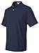 JERZEES ADULT JERSEY POLO WITH SPOTSHIELD (JNAVY) (LARGE)
