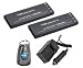 ValuePack (2 Count): Digital Replacement Battery PLUS Mini Battery Travel Charger for Specific Digital Camera and Camcorder Models / Compatible with CASIO NP-50, NP-50DBA, EX-V8, EX-V8SR, Exilim EX-V7, Exilim EX-V7SR Charges with Intelligent Charge Technology - Includes Car Adapter, TWO Batteries and ONE Leatherette Camera / Lens Accessories Pouch