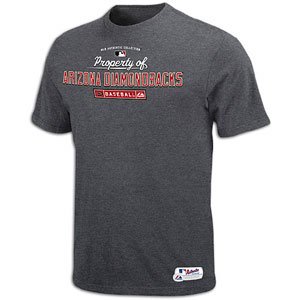 Arizona Diamondbacks Authentic Collection Property Of Pro Carbon Heather T-Shirt