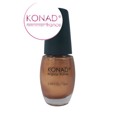Vernis régulier KONAD - Or profond brillant - 10 ml Vernis régulier KONAD - Or profond brillant - 10 ml