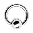 16 Gauge STEEL BCR Captive Ring 1/4" 4mm