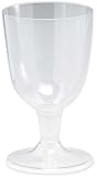 Plastic Wine Cups 5 Ounces, 6/Pkg: Clear