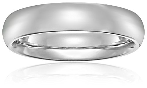 Standard Comfort Fit 18K Gold Wedding Band, 4mm