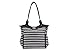 SoHo Louvre Diaper Bag Large (9 Piece, Black White)