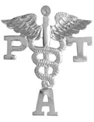 NursingPin - Physical Therapist Assistant PTA Graduation Lapel Pin in Silver