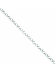 Genuine 14K Yellow Gold White Gold 3mm Solid Double Link Charm Bracelet 7 Inches 1 Grams Of Gold 100% Satisfaction Guaranteed.