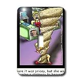 Londons Times Funny Music Cartoons - Led Zepellin Collectible, Buying A Stairway To Heaven - Light Switch Covers - single toggle switch