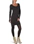 Bench Damen Kleid Hooked B, black marl, M, BLSA1366B_BK012X