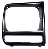 Right Passenger Side Black Headlight Bezel Door 97-01 Jeep Cherokee 97 98 99 00 01 1997 1998 1999 2000 2001 Headlamp Head Light Lamp Bezels Doors