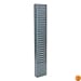 Buddy Products 800-1 Fixed-Size 25-Pocket Time Card Rack, 7 High Pocket, Textured Steel, Gray