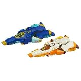 Transformers Animated Series 2 Pack Set Deluxe Class 6 Inch Tall Robot Action Figure - Autobot JETSTORM and JETFIRE 4 Modes of Tranformation (Robot Mode, Fighter Jet Mode, Safeguard Robot Mode and Safeguard Jet Mode) Plus Bonus Exclusive Comic