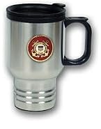 U. S. Coast Guard Travel Mug 14oz Stainless Steel with Lid