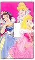 Disney Princess Smart Tiles Stick-On Light Switch Cover (Toggle)