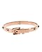 Michael Kors MKJ1821 Rose Gold Astor Buckle Bangle Bracelet