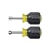 Klein Tools 610M 1/4 and 5/16 Magnetic Tip Nut Driver Set, 1-1/2 Hollow Shanks