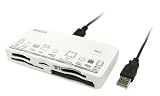 I-O DATA機器 USB 2.0/1.1接続 31メディア対応マルチカードリーダーライター(ホワイト) USB2-W31RW/W