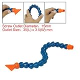 Buy Plastic No Switch Flat Outlet Flexible Water Oil Tube Pipe Adapter by uxcell